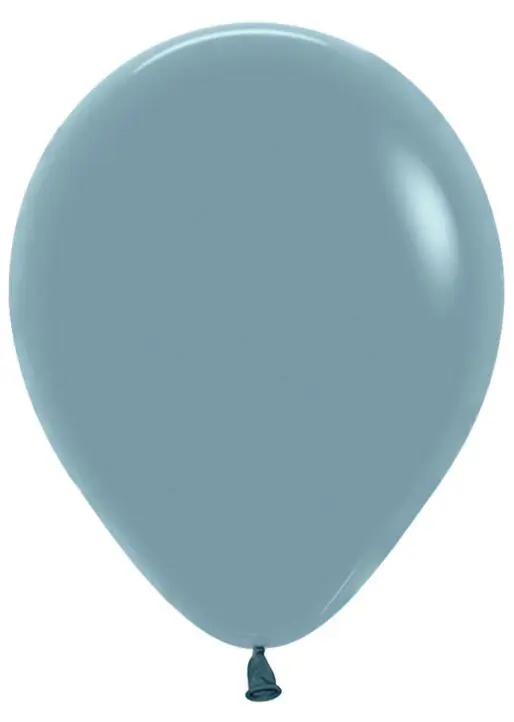 A balloon that is blue and has no background.