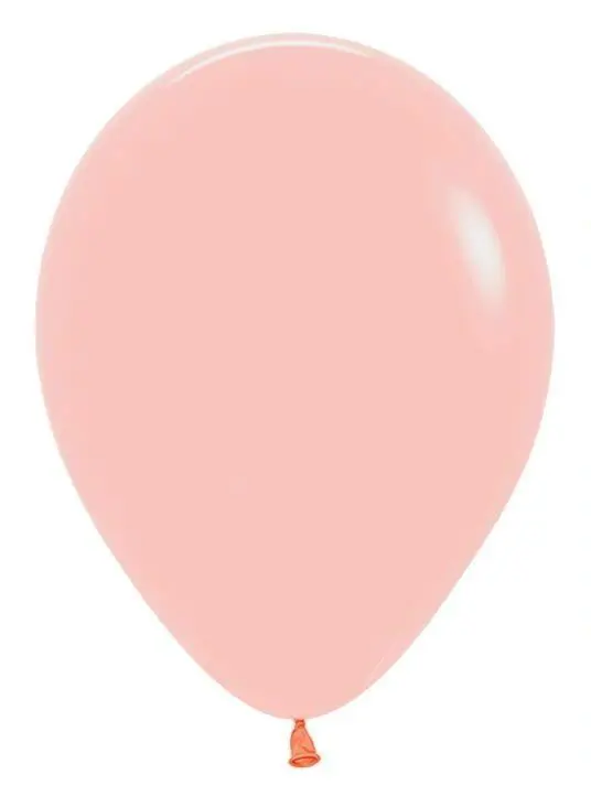 A pink balloon is shown with no background.