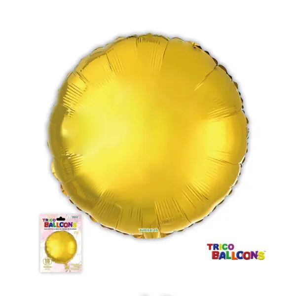 A yellow balloon that is sitting on top of a table.